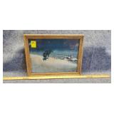 Framed Lone Wolf Picture