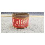 Vintage Schilling Coffee Tin