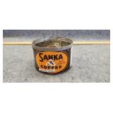 Vintage Sanka Coffee Tin