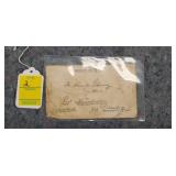 Authentic German POW Letter & Envelope WWI