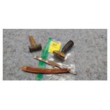 Lot of Vintage Razors, 2 Safety, 1 Straight