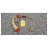 Vintage JC Higgins Air Rifle Shot Powder Horn