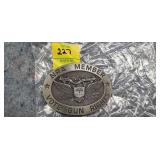 NRA Member Vote Gun Rights Belt Buckle