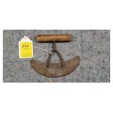Antique Chopper w/ Wooden Handle