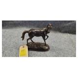 Vintage 8" Bronze Horse Statue