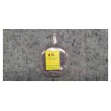 Early Antique Coffin Bottle Turned Purple Flask