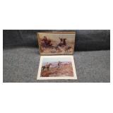 Lot of 2 CM Russell Prints