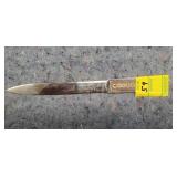 Silvertoned Letter Opener, Germany