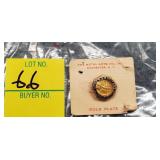 US Navy Safe Driving Award Pin-Gold Plated