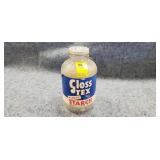 Vintage Gloss Tex Startch Glass Glass Jar w/ Lid
