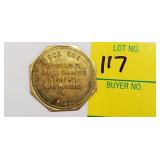 Vintage Token-On The House