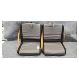 Pair of Padded Adjustable Stadium Seats