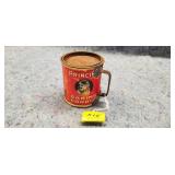 Vintage 1920s Princine Baking Powder Tin Cup