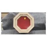 Octagon Display Case-25"x25"x6.5" Loads in Front