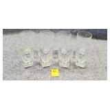Box of 8 Glass Tumblers-New