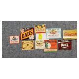 Lot of Vintage NOS Root Beer & Orange Soda Labels
