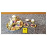 Miniature Porcelain Tea Set