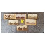 Lot of 6 Ship related Stereoviews