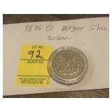 1896 O Morgan Silver Dollar
