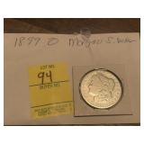 1899 O Morgan Silver Dollar