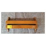 Antique Church Pew Hymn Book Holder