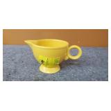 Vintage Homer Laughlin Fiesta Sunflower Creamer