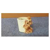 Vintage Puppy Vase