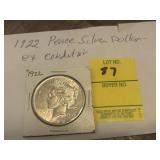 1922 Peace Silver Dollar