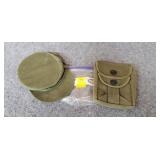 Military Cap & Pouch