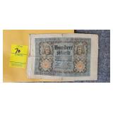 100 Mark German Bill