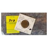 Early Andover Token F Elliot Pool Hall Andover SD