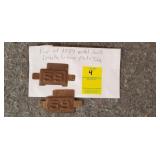 2 - 1959 South Dakota License Plate Tabs