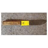 Very Stiff Steel Blade Knife Hammen Forged USA