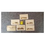 Lot of 6 Antique Horse Farming Postcards