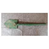 Folding Metal & Wood Shovel