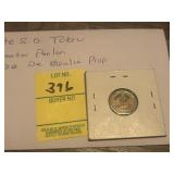 Vintage Token White SD Recreation Parlain Jess De