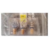 Lot of 3 Christmas Cork Stoppers for Bottles