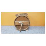 Antique Wooden Butter Churn. Wooden Paddles Turn