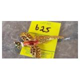 Vintage Metal Pheasant Pin