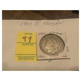 1901 O Morgan Silver Dollar