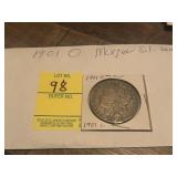 1901 O Morgan Silver Dollar