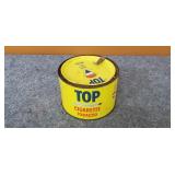 Vintage Top Cigarette Tobacco Tin