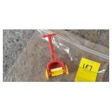 Vintage Doll House Lawn Mower with Moving parts