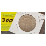Davis South Dakota Token B.H. Burger