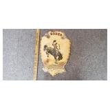 Tin Sign Bob Coronato Original "Rodeo"