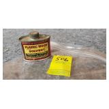 Vintage Plastic Wood Solvent Tin