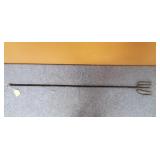 Vintage Iron Fishing Spear 5 Foot Tall