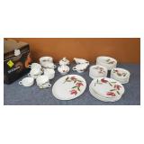 Complete Set of 8 Stetson Elizabethan Spray