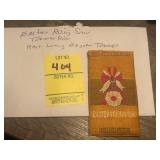 1910 Egyptienne Luxury Tobacco Silk Ribbons