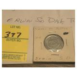 Sidney W Nolton, Erwin SD Old Token